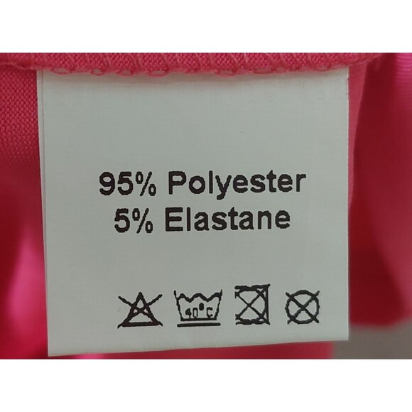 NWT Micas Hot Pink Spaghetti Strap Midi Dress With Bustier Detail Size Small - Picture 7 of 8